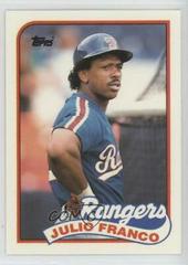 Julio Franco #34T Baseball Cards 1989 Topps Traded Prices
