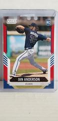 Ian Anderson [Red] Baseball Cards 2021 Panini Chronicles Score Prices