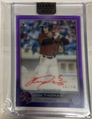 Alek Thomas [Purple] #CAA-AT Baseball Cards 2022 Topps Clearly Authentic Autographs Prices