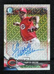 Hunter Greene #HG Baseball Cards 2018 Bowman Mega Box Chrome Autographs Prices
