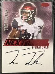 Tre Tucker [Red] #NLS-TT Football Cards 2023 Sage Next Level Signatures Prices