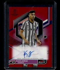 Kaio Jorge [Red] #A-KJ Soccer Cards 2022 Topps UEFA Club Competitions Autographs Prices