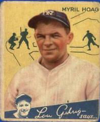 Myril Hoag #95 Baseball Cards 1934 Goudey Prices