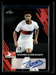 Warren Zaire Emery #BA-WZE Soccer Cards 2023 Leaf Goal Autographs Prices