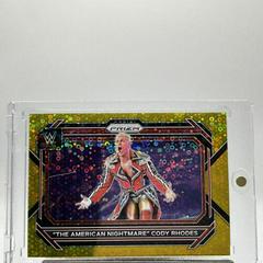 The American Nightmare' Cody Rhodes [Under Card Gold] Wrestling Cards 2023 Panini Prizm WWE Prices