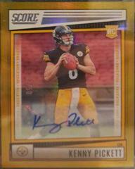 Kenny Pickett [Signature Gold Zone] Football Cards 2022 Panini Score Prices