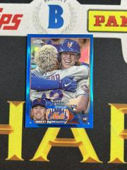 Brett Baty [Blue] Baseball Cards 2023 Topps Chrome Update Prices
