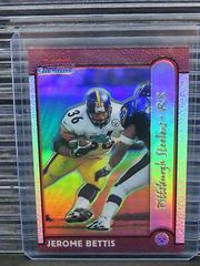 Jerome Bettis [Gold Refractor] #110 Football Cards 1999 Bowman Chrome Prices