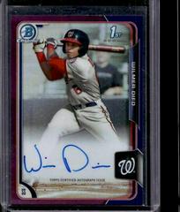 Wilmer Difo [Purple Refractor] #WD Baseball Cards 2015 Bowman Chrome Autograph Prospect Prices
