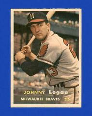 Johnny Logan #4 Baseball Cards 1957 Topps Prices