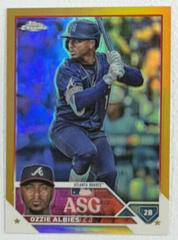 Ozzie Albies [Gold] #ASGC-28 Baseball Cards 2023 Topps Chrome Update All Star Game Prices