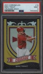 Mike Trout [Gold] #19 Baseball Cards 2021 Panini Chronicles Crusade Prices