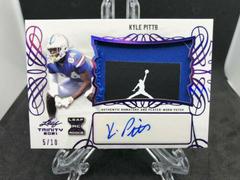 Kyle Pitts [Purple] #PA-KP1 Football Cards 2021 Leaf Trinity Patch Autographs Prices