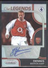 Dennis Bergkamp [Prizms Silver] #1 Soccer Cards 2022 Panini Prizm Premier League Club Legends Signatures Prices