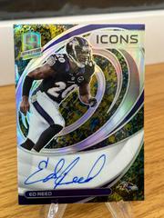 Ed Reed [Splatter] #ICN-ERE Football Cards 2022 Panini Spectra Icons Autographs Prices