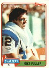 Mike Fuller Football Cards 1981 Topps Prices