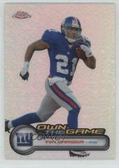 Tiki Barber [Refractor] Football Cards 2006 Topps Chrome Own the Game Prices