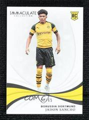Jadon Sancho Soccer Cards 2018 Panini Immaculate Prices