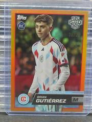 Brian Gutierrez [Orange] Soccer Cards 2023 Topps MLS Prices