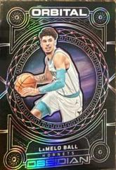 LaMelo Ball [Red] #25 Basketball Cards 2022 Panini Obsidian Orbital Prices