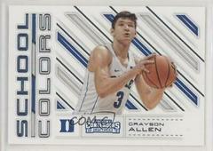 Grayson Allen #29 Basketball Cards 2018 Panini Contenders Draft Picks School Colors Prices