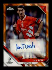 Ian Rush [Orange Lava Refractor] Soccer Cards 2021 Topps Chrome UEFA Champions League Autographs Prices