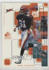 Carl Pickens #23 Football Cards 1999 SP Signature Prices