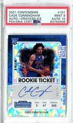 Cade Cunningham [Autograph Cracked Ice] #101 Basketball Cards 2021 Panini Contenders Prices