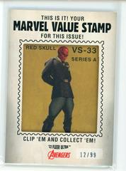 Red Skull Marvel 2022 Ultra Avengers Value Stamp Relics Prices