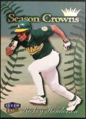 Rickey Henderson [Season Crowns] Baseball Cards 1999 Ultra Prices