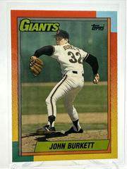 John Burkett Baseball Cards 1990 Topps Traded Tiffany Prices