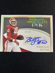 Billy Sims [Gold] #IN-BSI Football Cards 2022 Panini Immaculate Collegiate Ink Autographs Prices