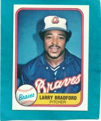Larry Bradford #265 Baseball Cards 1981 Fleer Prices