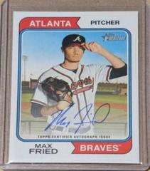 Max Fried #ROA-MF Baseball Cards 2023 Topps Heritage Real One Autographs High Number Prices
