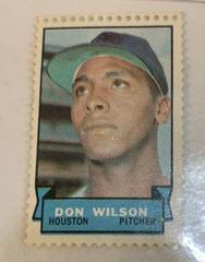 Don Wilson Baseball Cards 1969 Topps Stamps Prices