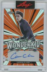 Caden Clark [Prismatic Orange] Soccer Cards 2022 Leaf Metal Wonderkid Autographs Prices