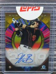 Hunter Bishop [Gold Refractor] #HB Baseball Cards 2019 Bowman Draft Class of 2019 Autographs Prices