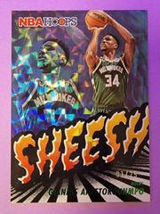 Giannis Antetokounmpo [Hyper Green] #2 Basketball Cards 2023 Panini Hoops Sheesh Prices
