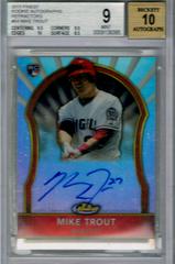 Mike Trout [Refractor Autograph] Baseball Cards 2011 Finest Prices