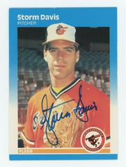 Storm Davis #466 Baseball Cards 1987 Fleer Prices