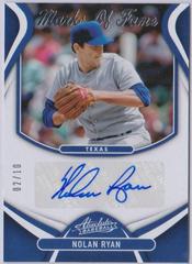 Nolan Ryan [Retail] #MOF-NR Baseball Cards 2022 Panini Absolute Marks of Fame Autographs Prices