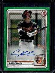 Adley Rutschman [Green] Baseball Cards 2020 Bowman Paper Prospect Autographs Prices