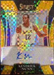 Kendrick Nunn [Gold Prizm] #SS-KDN Basketball Cards 2021 Panini Select Signature Selections Prices