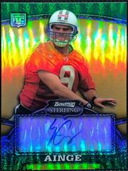 Erik Ainge [Autograph Gold Refractor] #112 Football Cards 2008 Bowman Sterling Prices