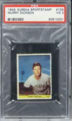 Murry Dickson #159 Baseball Cards 1949 Eureka Sportstamps Prices