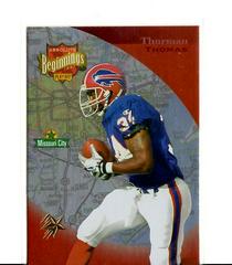 Thurman Thomas [Gold Redemption] Football Cards 1997 Playoff Absolute Prices