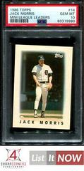Jack Morris Baseball Cards 1986 Topps Mini League Leaders Prices