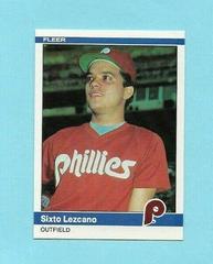 Sixto Lezcano #38 Baseball Cards 1984 Fleer Prices
