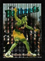 Dikembe Mutombo Refractor Basketball Cards 1997 Finest Embossed Prices