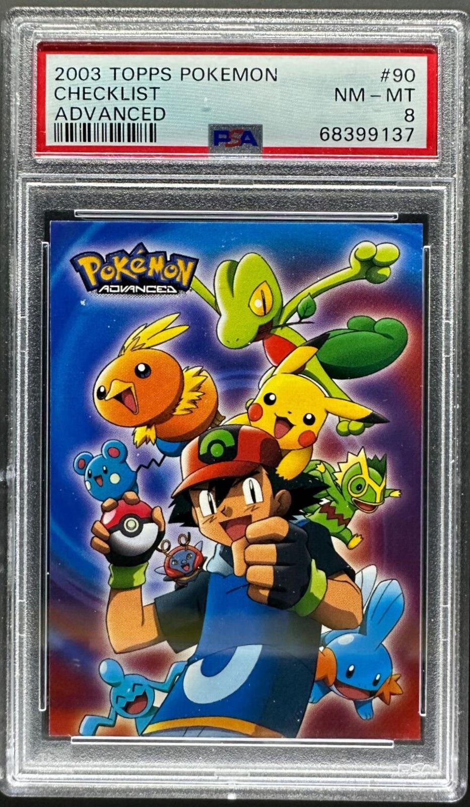 Checklist Pokemon 2003 Topps Advanced